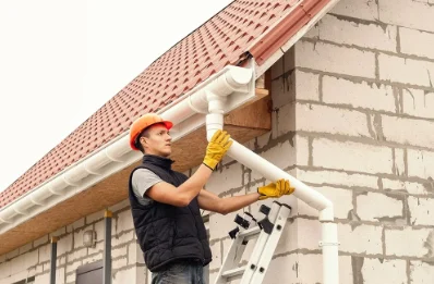 Pose et remplacement de gouttières à Billio